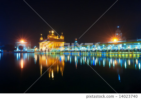 Golden Temple at night. Amritsar. India 14023740