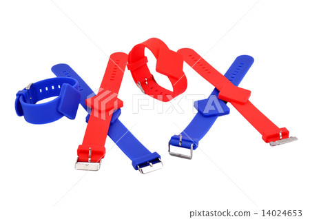 red and blue RFID bracelets red and blue RFID bracelets 14024653
