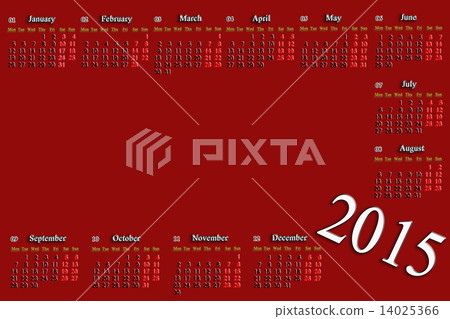 claret calendar for 2015 year with place for image claret calendar for 2015 year with place for image 14025366