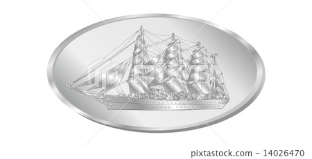 Sailing ship Silver medal Sailing ship Silver medal 14026470