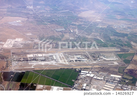 聖地亞哥國際機場在南美洲智利 14026927