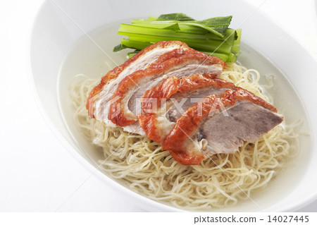 Noodle soup with Chinese roasted duck Noodle soup with Chinese roasted duck 14027445