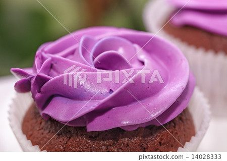 magenta Cup-cake close-up  14028333