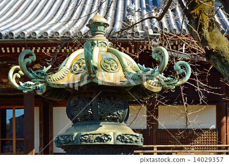 Tanoyuki魔杖走·銅燈Tendai教派Kanonaga-ji 14029357