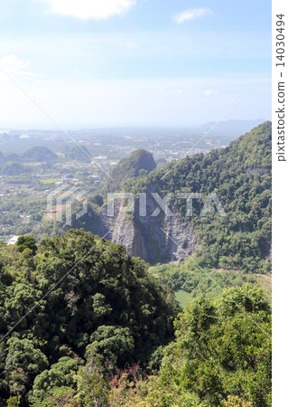 Aerial view from mountain 14030494
