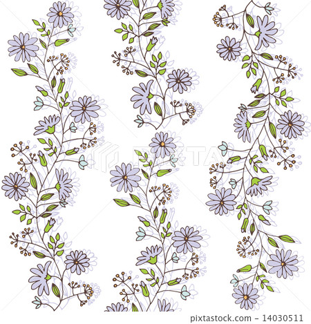 seamless spring background with flowers 14030511