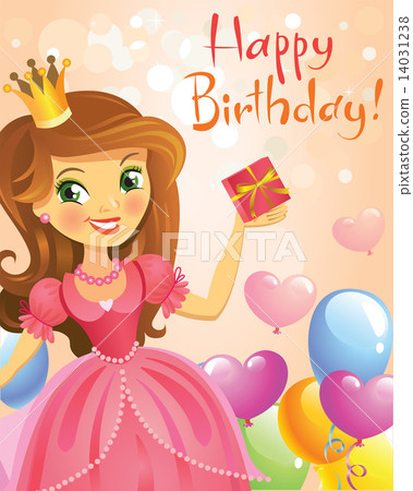 Happy Birthday, Princess, greeting card.  14031238