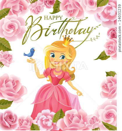 Happy Birthday, Princess, greeting card.  14031239