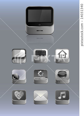 Detailed icons for smartphone 14031340