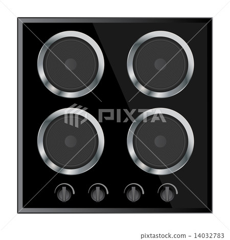 surface for electric stove vector illustration isolated  14032783