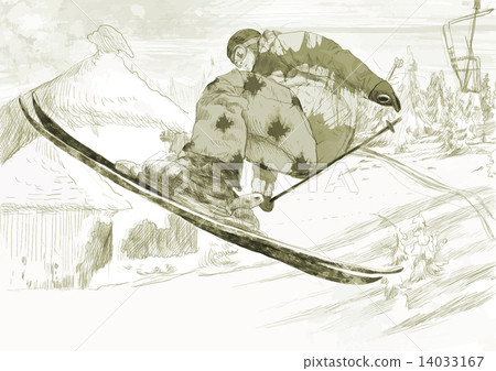 trick skiing trick skiing 14033167