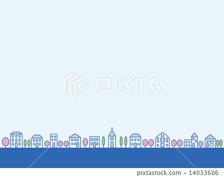 都市風景春天風景 14033686