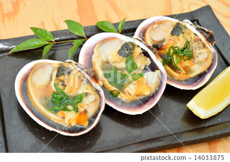 Grilled large clams (large clam) * Chiba Prefecture 14033875