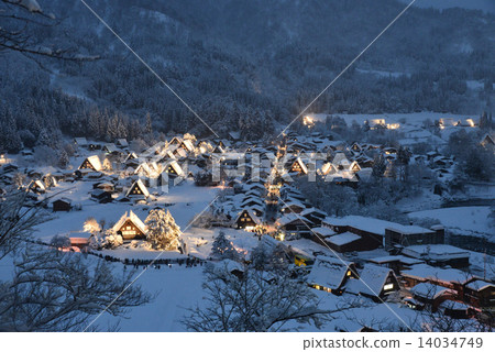 Shirakawa Village Light Up Shirakawa Village Light Up 14034749