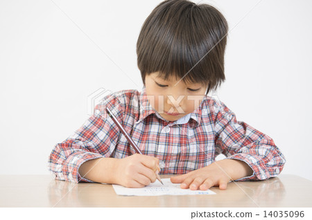 Boy studying 14035096
