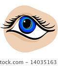 Eye Vector Cartoon detailed 14035163