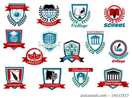 School, university or college emblems and symbols School, university or college emblems and symbols 14037857