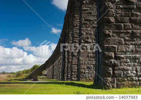 Ribblehead Viaduct in Cumbria in Great Britain 14037983