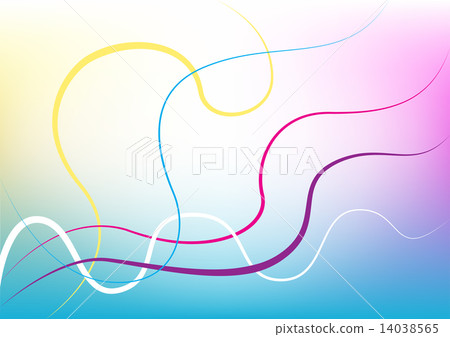 color lines background - Stock Illustration [14038565] - PIXTA