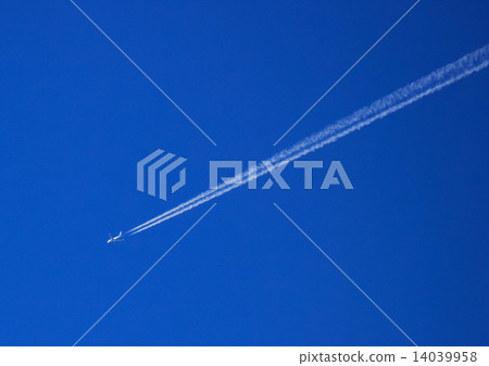 飛機雲 飛機雲 14039958