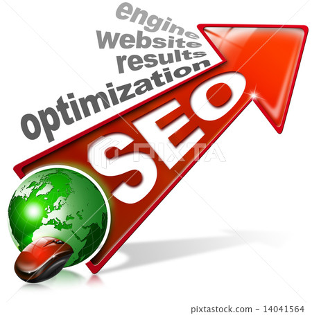 SEO positive red arrow SEO positive red arrow 14041564