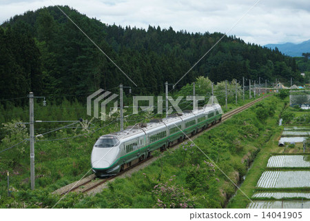 Yamagata Shinkansen 400 series Tsubasa (Ou Main Line/Yamagata Line) 14041905