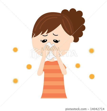 Young woman suffering from allergies runny Young woman suffering from allergies runny 14042714