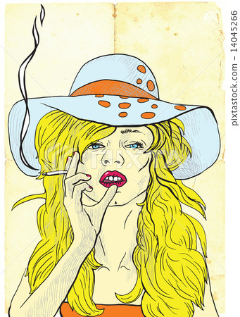 Smoker, Beauty with a cigarette Smoker, Beauty with a cigarette 14045266