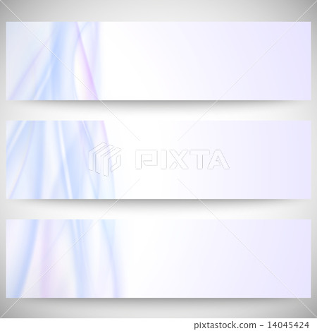 Abstract headers set, wave vector design Abstract headers set, wave vector design 14045424