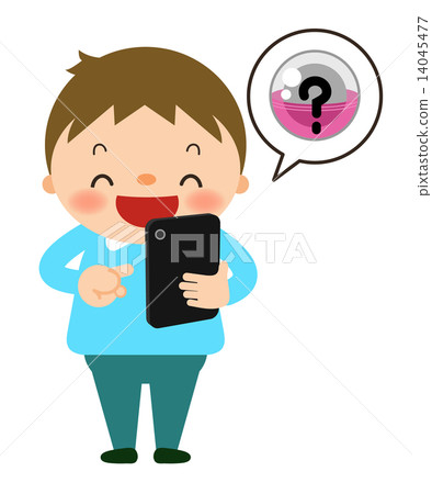 A boy with a smartphone 14045477