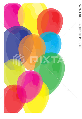Colorful Balloon of Celebration Isolated Background Colorful Balloon of Celebration Isolated Background 14047079