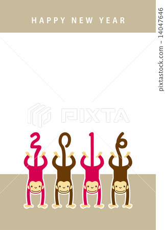 Year Card Holder Illustration 14047646