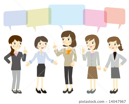 女性的業務團隊 14047967