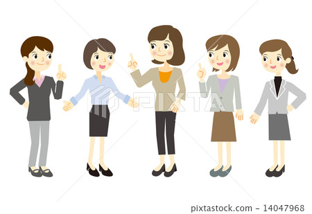 Women's business team - Stock Illustration [14047968] - PIXTA