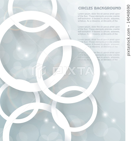 Paper circles background. Paper circles background. 14048690