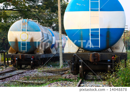 Train transfer oil to other place, Cargo business for transfer oil from station to other place. 14048878