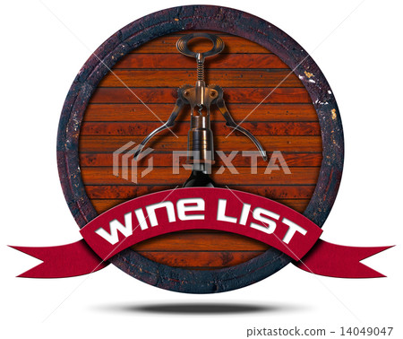 Wine List - Wooden Icon 14049047