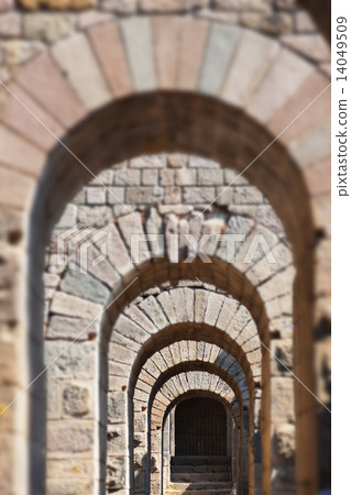 Galery in ancient city of Pergamon Turkey 14049509