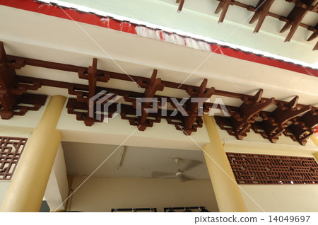 Architectural detail at Masjid Jubli Perak Sultan Ismail Petra in Rantau Panjang 14049697