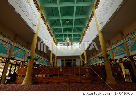 Interior of Masjid Jubli Perak Sultan Ismail Petra a.k.a. Masjid Beijing in Rantau Panjang 14049700