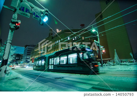 Toyama Light Rail - Winter 14050793