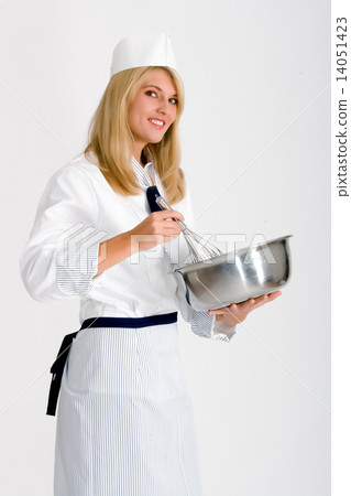 female chef with dish 14051423