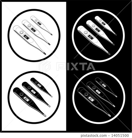Vector thermometers icons 14051500