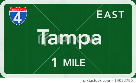 Tampa USA Interstate Highway Sign 14053790