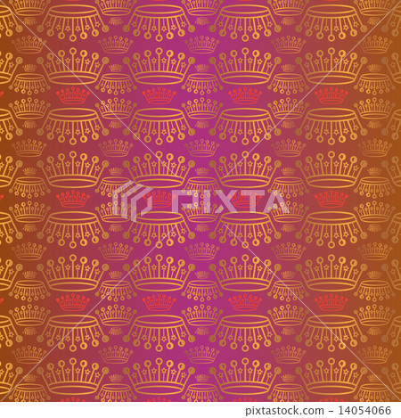 vector crown gold and red 14054066