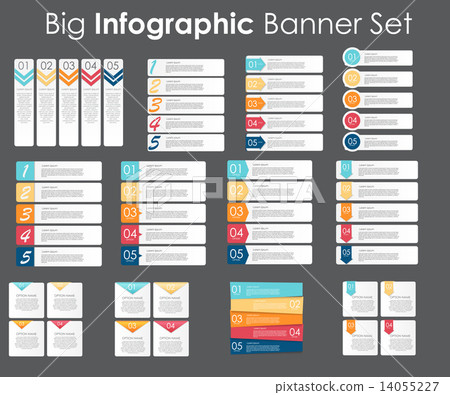 Big Set of Infographic Banner Templates for Your Business Vector Big Set of Infographic Banner Templates for Your Business Vector 14055227