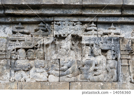 婆羅浮屠廢墟的救濟 14056360