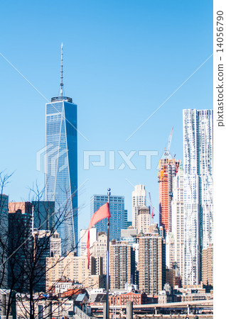 new york city skyline and surroundings 14056790