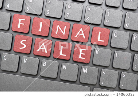 Final sale key on keyboard 14060352