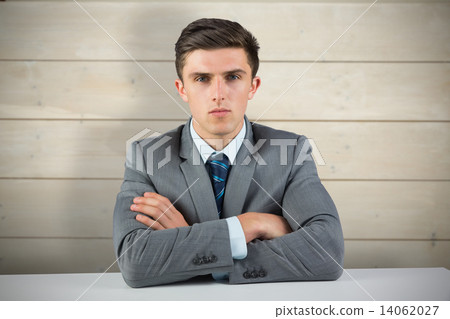 Composite image of serious businessman Composite image of serious businessman 14062027